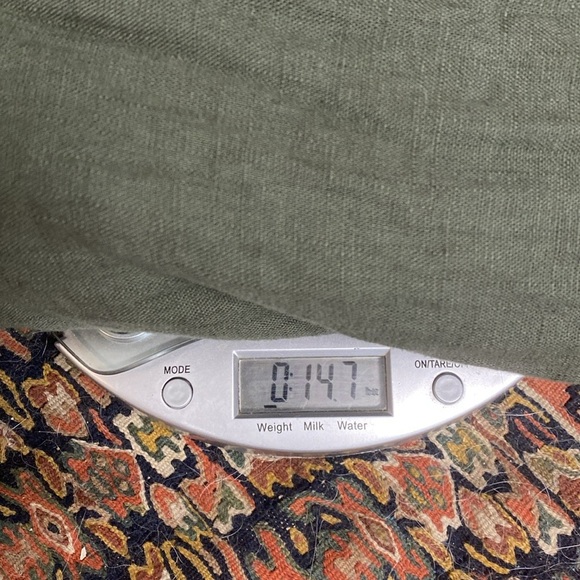 Jessica Simpson wide leg pull on cargo trouser pants XL olive green linen blend - Picture 11 of 11